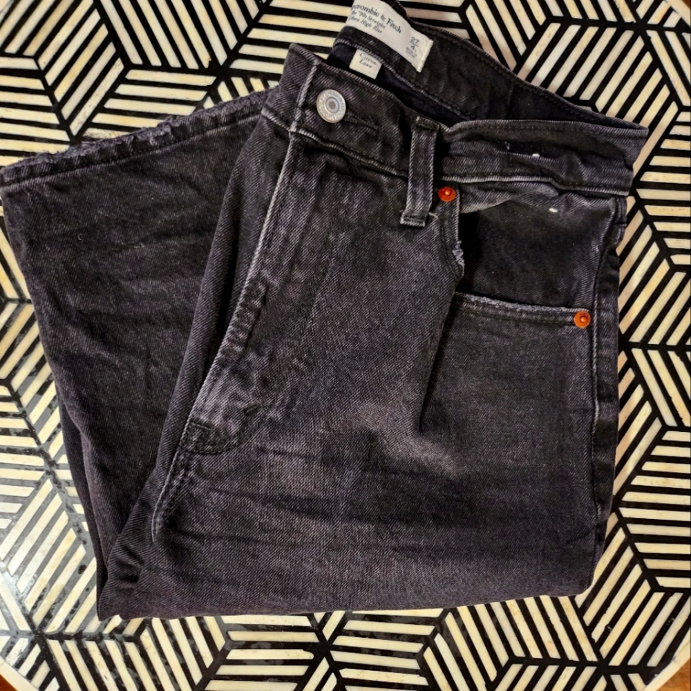 Abercrombie & Fitch 90s curve love straight jeans